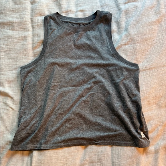 Vuori Tops - Vuori Ultra Soft Heather Gray Sleeveless Tank Top
